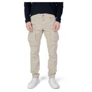 Cargo Broek Beige Plain Jeans Replay , Beige , Heren