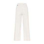 Witte elegante broek dameskleding Brunello Cucinelli , White , Dames