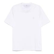 Witte T-shirt voor mannen Brunello Cucinelli , White , Heren