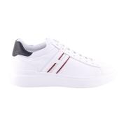 Leren Sneakers met Memory Foam Tussenzool Hogan , White , Heren