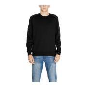 Katoenmix Sweater Antony Morato , Black , Heren