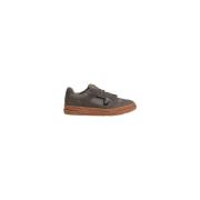 Suede Leren Sneakers Vans , Gray , Heren