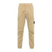 Reguliere Taps Toelopende Biscuit Broek Aw24 Stone Island , Beige , He...