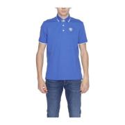 Katoenen Polo Shirt Lente/Zomer Collectie Blauer , Blue , Heren