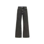 Jeans baggy Karl Lagerfeld , Gray , Dames