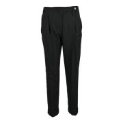 Monochrome broek met polyester mix Marella , Black , Dames