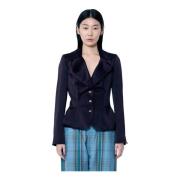 Gestreepte Jacquard Getailleerde Blazer Vivienne Westwood , Purple , D...