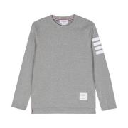 Milano Katoenen Longsleeve Tee Thom Browne , Gray , Heren