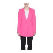 Polyester Blazer en Pakjasje Vero Moda , Pink , Dames