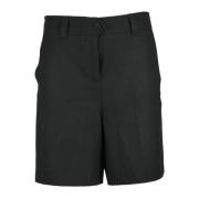 Monochrome Shorts Marella , Black , Dames