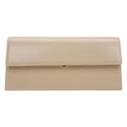 Lichtbeige Leren Schoudertas voor Vrouwen met Band Estro , Beige , Dam...