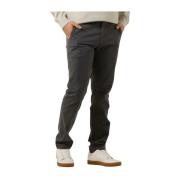 Slim Fit Grijze Chino Broek Boss Orange , Gray , Heren