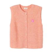 East19Mc Vest American Vintage , Pink , Dames