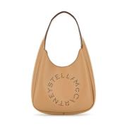 Beige Hobo Tas Dames Schouder Stella McCartney , Beige , Dames