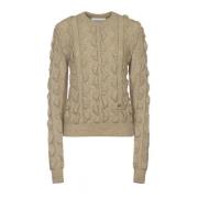 Ivory Truien voor Vrouwen Moschino , Beige , Dames