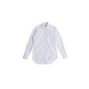 Klassieke Witte Katoenen Overhemd Thom Browne , White , Heren