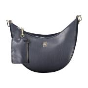 Blauwe Schoudertas met Afneembare Band Tommy Hilfiger , Blue , Dames