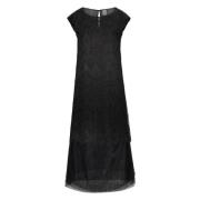 Elegante Kantjurk met Transparantie Lorena Antoniazzi , Black , Dames