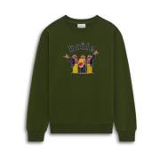 Crillon Sweatshirt in Khaki Drole de Monsieur , Green , Heren