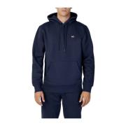 Blauwe Katoenen Pullover Sweater Hoodie Tommy Jeans , Blue , Heren