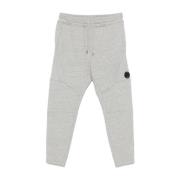 Grijze Melange Broek C.p. Company , Gray , Heren