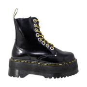 Leren Laars met 7cm Hak voor Vrouwen Dr. Martens , Black , Dames