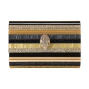 Feestelijke Eagle Clutch Zwart Synthetisch Kurt Geiger , Multicolor , ...