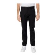 Katoenen Tapered Broek Lente/Zomer Collectie Tommy Jeans , Black , Her...