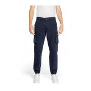 Blauwe Katoenmix Jeans & Broeken GAS , Blue , Heren