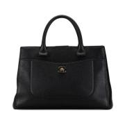 Pre-owned Leather handbags Chanel Vintage , Black , Dames