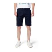 Blauwe Katoenen Bermuda Shorts voor Mannen U.s. Polo Assn. , Blue , He...