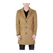 Beige Polyester Blend Heren Herfstjas Antony Morato , Beige , Heren