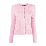 Roze Cardigan met Geborduurde Pony Polo Ralph Lauren , Pink , Dames