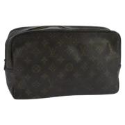 Pre-owned Canvas clutches Louis Vuitton Vintage , Brown , Dames