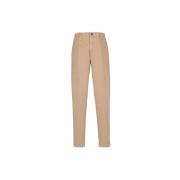 Slim Fit Dress Pants Manuel Ritz , Brown , Heren