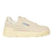 Lage Sneakers voor Vrouwen Autry , Beige , Dames