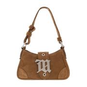 Schoudertas met logo Misbhv , Brown , Dames