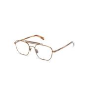 Gafilta OPT Antique Gold Bamboo Optical Frame Moscot , Yellow , Unisex