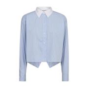 GiaCC Crop Blouse Co'Couture , Blue , Dames