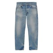 Charlotte Blue Gewassen Denim Straight Leg Jeans Saint Laurent , Blue ...