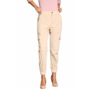 Velours Cargo Broek Easy Cargo Mason's , Beige , Dames