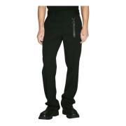 Wollen Twill Maatwerk Broek Lanvin , Black , Heren