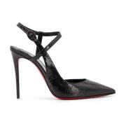 Ster Spiegel Leren Pumps Christian Louboutin , Black , Dames