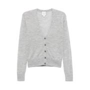 Grijze Knopen Trui Calvin Klein , Gray , Dames