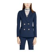 Polyester Blazer Collectie Herfst/Winter Vrouwen Rinascimento , Blue ,...