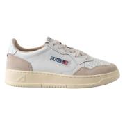 Sneakers in vintage stijl met moderne details Autry , White , Dames