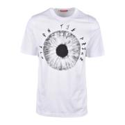 Sportief Katoenen T-shirt Diesel , White , Heren