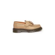 Beige Leren Platte Schoenen Vrouwen Lente/Zomer Dr. Martens , Beige , ...