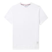 Moderne Side-Slit Tee Thom Browne , White , Heren