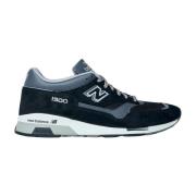 Encap Sneakers met Logo Borduursel New Balance , Black , Heren